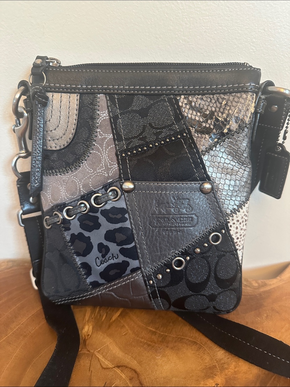 Coach Patchwork Crossbody Swingpack
